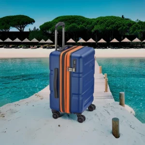 Securitech by Delsey Slash Βαλίτσα Καμπίνας Expandable 55x35x23/25cm Μπλε