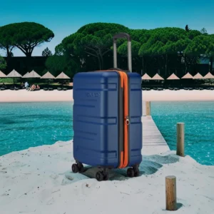 Securitech by Delsey Slash Βαλίτσα Καμπίνας Expandable 55x35x23/25cm Μπλε