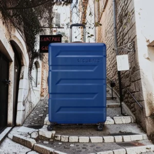 Securitech by Delsey Slash Μεγάλη Βαλίτσα Expandable 81x54x34.5/37.5cm Μπλε