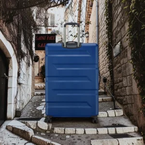 Securitech by Delsey Slash Μεγάλη Βαλίτσα Expandable 81x54x34.5/37.5cm Μπλε