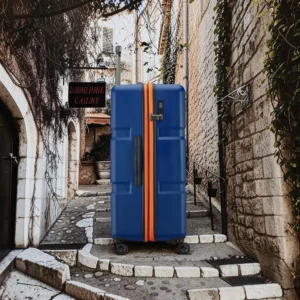 Securitech by Delsey Slash Μεγάλη Βαλίτσα Expandable 81x54x34.5/37.5cm Μπλε