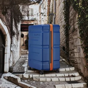 Securitech by Delsey Slash Μεγάλη Βαλίτσα Expandable 81x54x34.5/37.5cm Μπλε