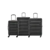 Securitech by Delsey Slash Σετ 3 Βαλίτσες 81-69-55cm Μαύρο