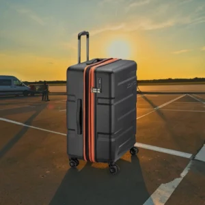 Securitech by Delsey Slash Σετ 3 Βαλίτσες 81-69-55cm Μαύρο