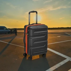 Securitech by Delsey Slash Σετ 3 Βαλίτσες 81-69-55cm Μαύρο