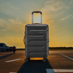 Securitech by Delsey Slash Σετ 3 Βαλίτσες 81-69-55cm Μαύρο