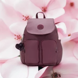 Kipling City Pocket S Σακίδιο Πλάτης 12L Μπορντό