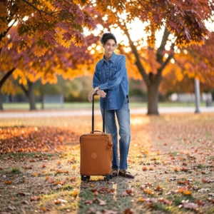 Kipling Spontaneous S Βαλίτσα Καμπίνας 53cm Καφέ