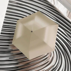 Knirps US.050 Heat Shield Ομπρέλα Τσέπης Ασημί