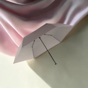 Knirps US.050 Heat Shield Χειροκίνητη Ομπρέλα Τσέπης Περλέ