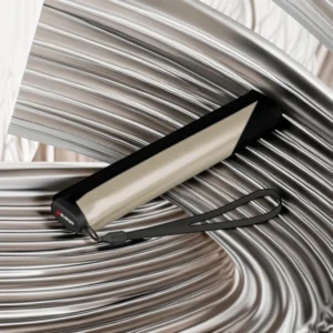 Knirps US.050 Heat Shield Ομπρέλα Τσέπης Ασημί