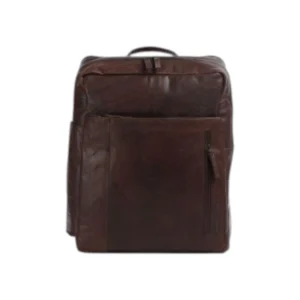 Spikes & Sparrow Jonathan Δερμάτινο Σακίδιο Πλάτης Cabin Bag 15,6'' Σκούρο Καφέ