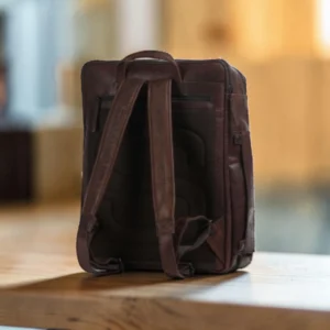 Spikes & Sparrow Jonathan Δερμάτινο Σακίδιο Πλάτης Cabin Bag 15,6'' Σκούρο Καφέ