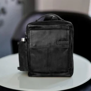 Spikes & Sparrow Fred Δερμάτινο Σακίδιο Laptop 15,6'' Μαύρο