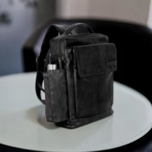 Spikes & Sparrow Fred Δερμάτινο Σακίδιο Laptop 15,6'' Μαύρο