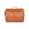 Spikes & Sparrow Benzo Δερμάτινος Χαρτοφύλακας Laptop 15,6'' Κονιάκ