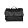Spikes & Sparrow Benzo Δερμάτινος Χαρτοφύλακας Laptop 15,6'' Μαύρος
