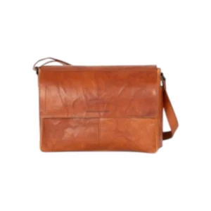 Spikes & Sparrow Ronn Δερμάτινος Χαρτοφύλακας Laptop 15,6'' Κονιάκ