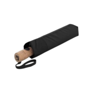 Knirps Timber Duomatic Αυτόματη Ομπρέλα Μαύρη 4230 1008