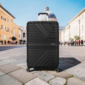 American Tourister Flytwist Μεγάλη Βαλίτσα Expandable 78cm Μαύρη