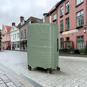 American Tourister Flytwist Μεγάλη Βαλίτσα Expandable 78cm Πράσινη