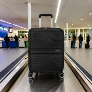 American Tourister Flytwist Βαλίτσα Καμπίνας Expandable 55cm Μαύρη