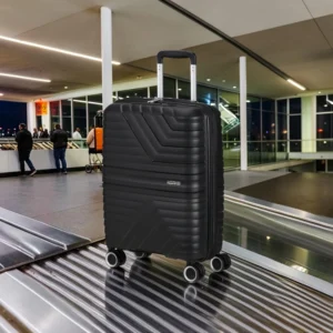 American Tourister Flytwist Βαλίτσα Καμπίνας Expandable 55cm Μαύρη