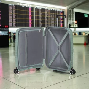 American Tourister Flytwist Βαλίτσα Καμπίνας Expandable 55cm Πράσινη