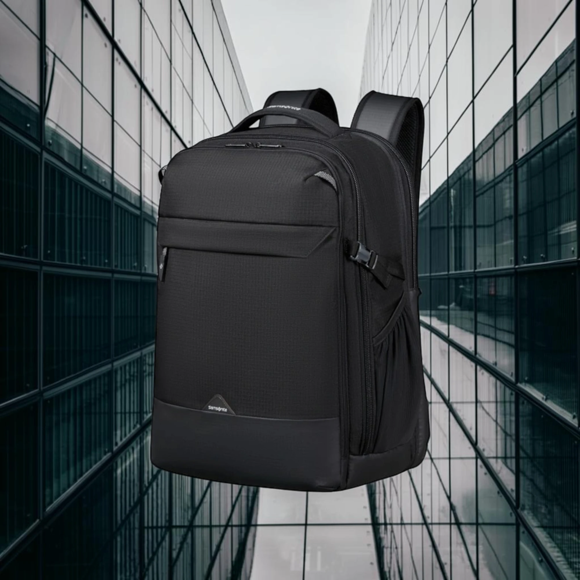 Samsonite Roadseeker Backpack L Επεκτάσιμο Σακίδιο Laptop 17,3″ Μαύρο