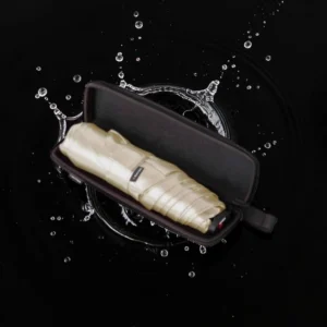 Knirps X4U Metallic Heat Shield Χειροκίνητη Ομπρέλα Ασημί