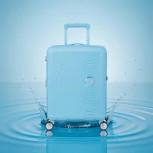 American Tourister Soundbox Βαλίτσα 55 cm Γαλάζια