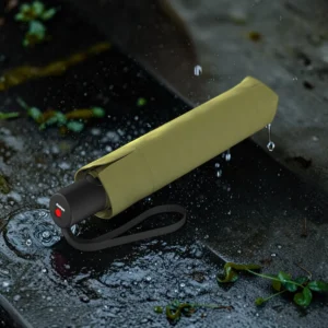 Knirps A.200 Αυτόματη Αντιανεμική Ομπρέλα 98 cm Λαδί