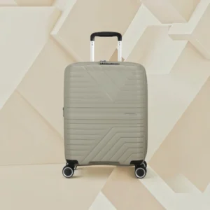 American Tourister Flytwist Επεκτεινόμενη Βαλίτσα Καμπίνας 55 cm Μπεζ