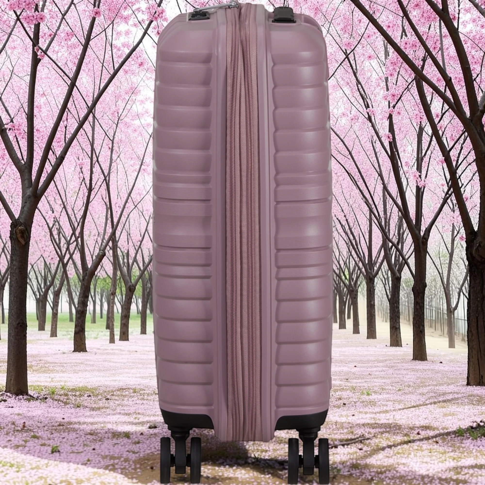 American Tourister Flytwist Βαλίτσα Καμπίνας 55cm Ροζ