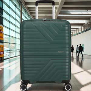 American Tourister Flytwist Βαλίτσα Καμπίνας 55cm Σκούρο Πράσινο