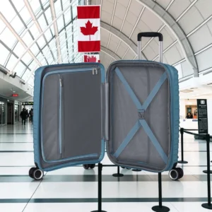 American Tourister Flytwist Βαλίτσα Καμπίνας 55cm Μπλε