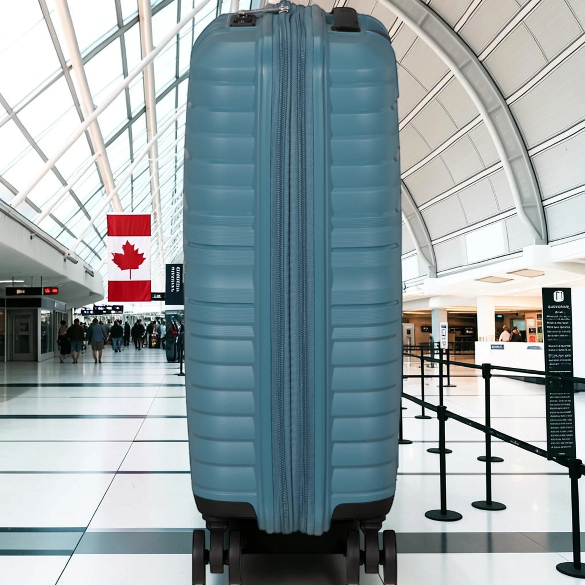 American Tourister Flytwist Βαλίτσα Καμπίνας 55cm Μπλε