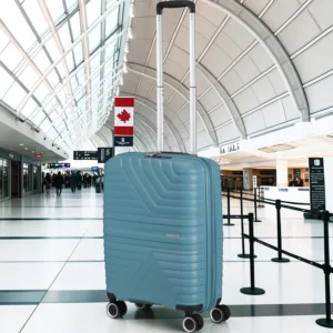 American Tourister Flytwist Βαλίτσα Καμπίνας 55cm Μπλε
