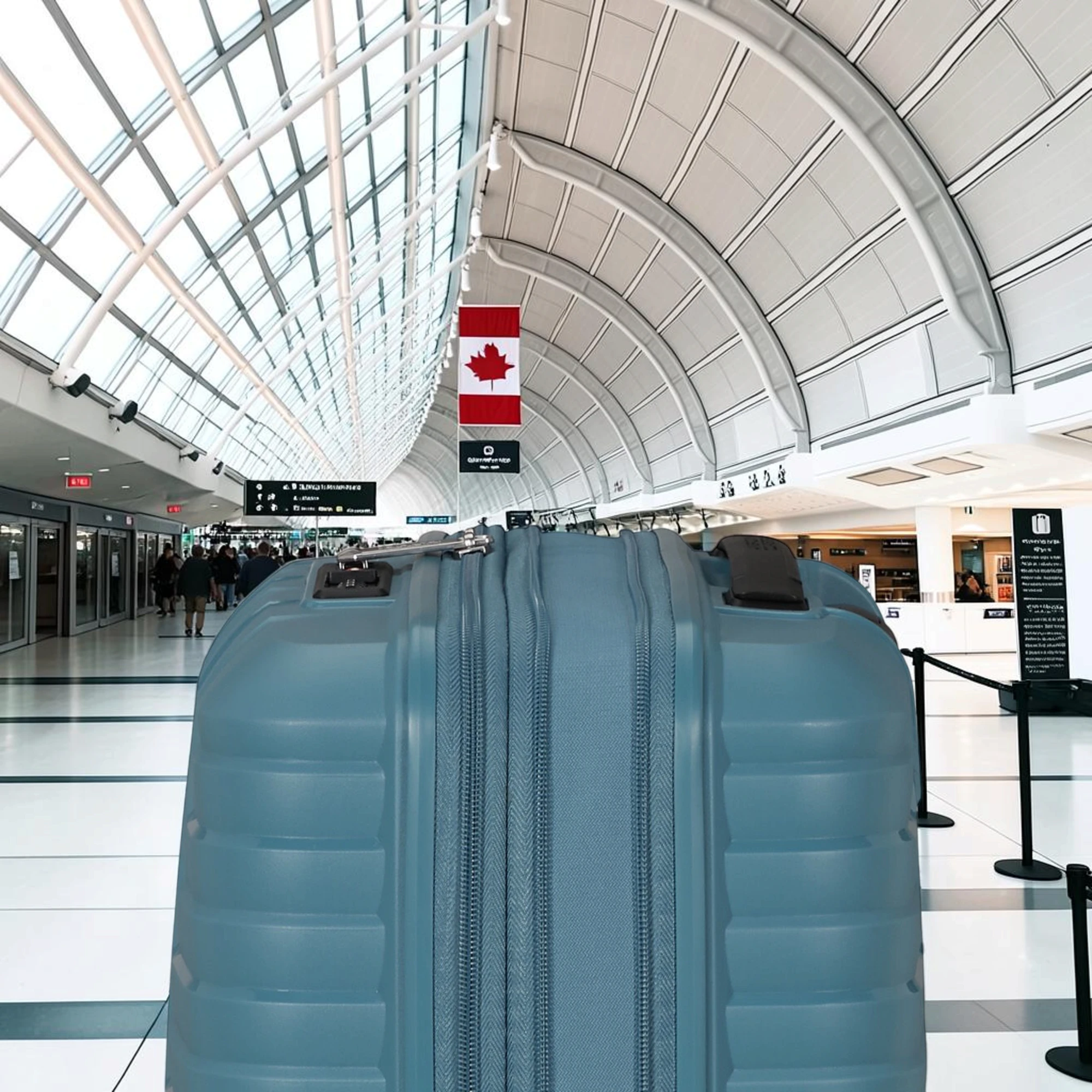 American Tourister Flytwist Βαλίτσα Καμπίνας 55cm Μπλε