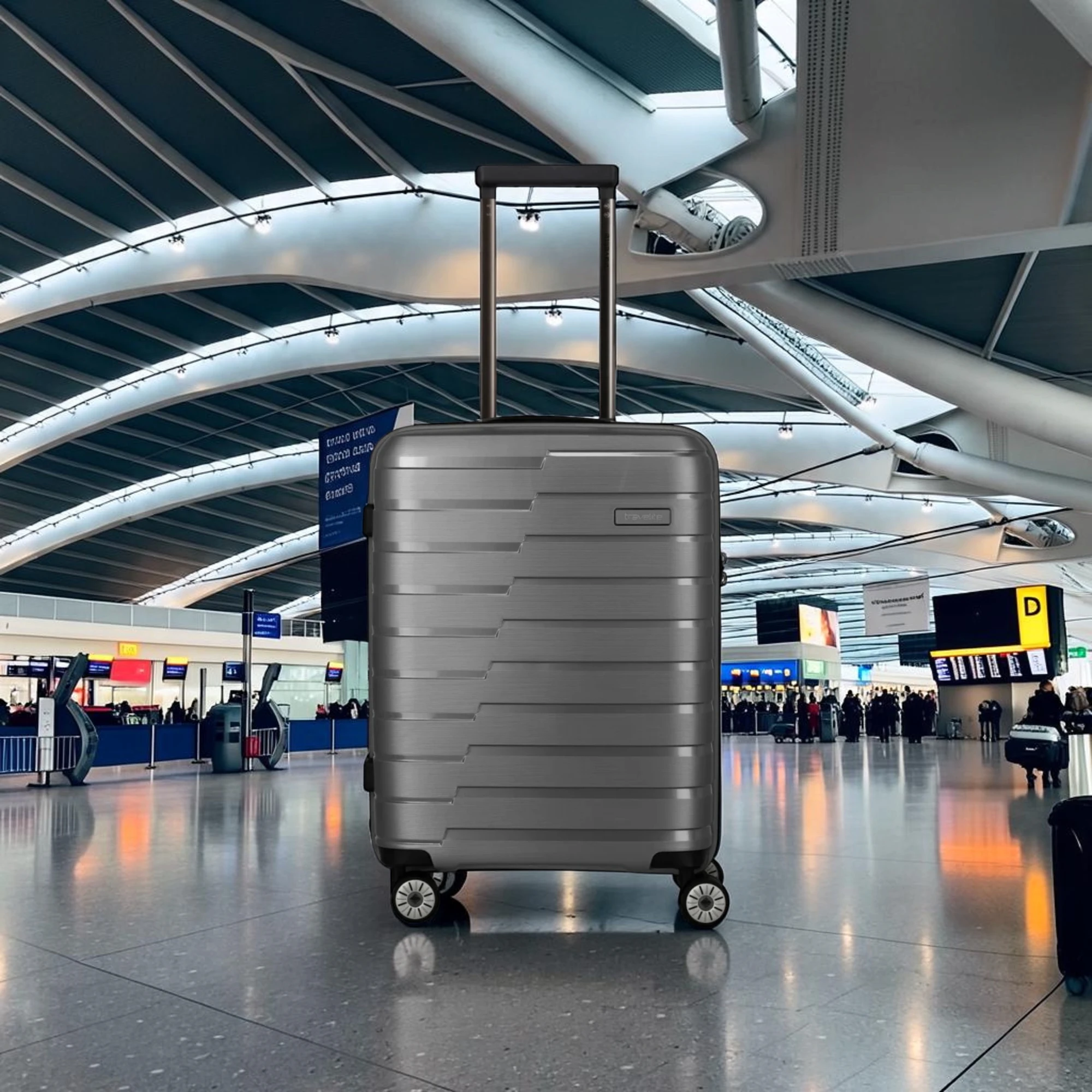 Travelite Air Base S Βαλίτσα Καμπίνας 55×39×20cm Ανθρακί