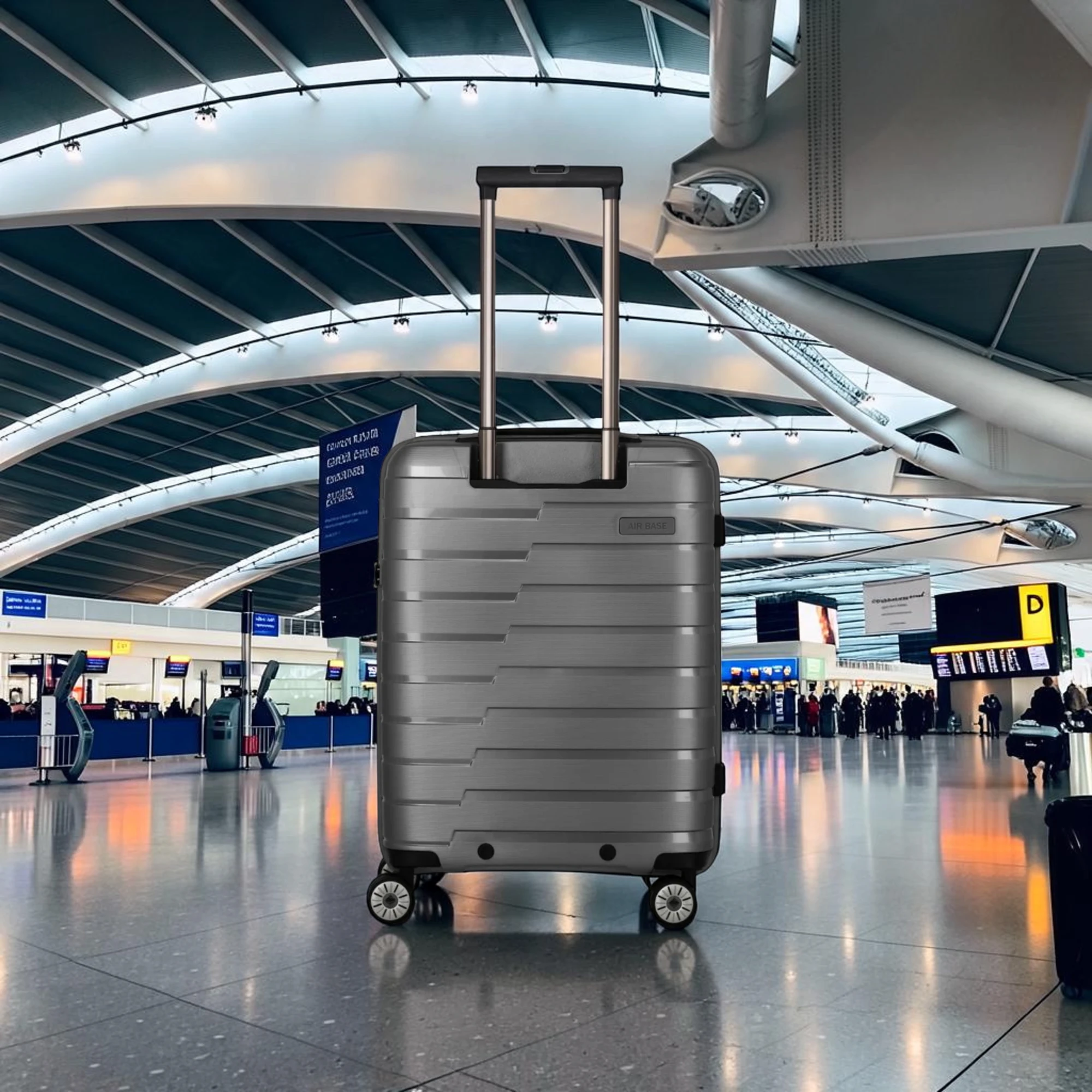 Travelite Air Base S Βαλίτσα Καμπίνας 55×39×20cm Ανθρακί